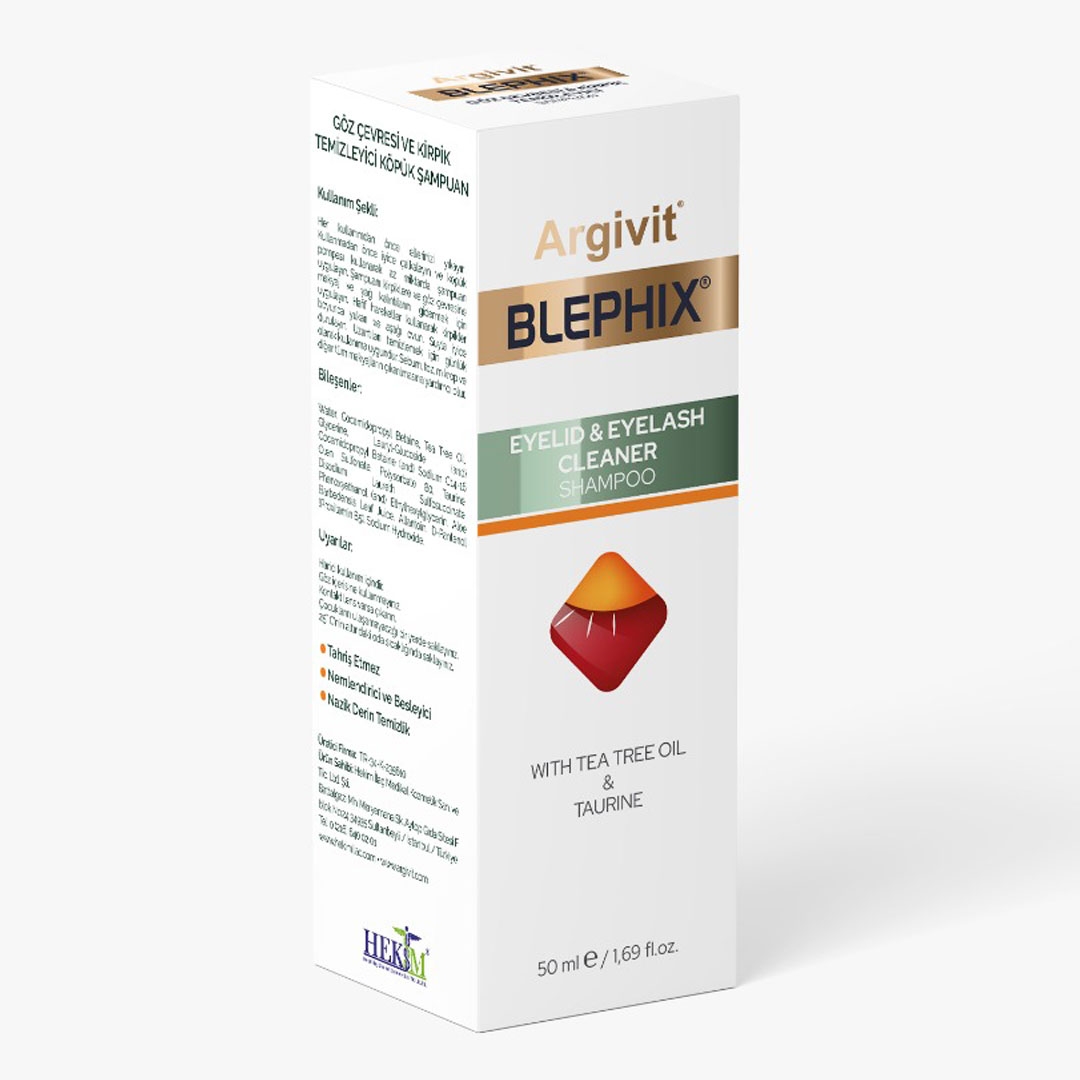 Blephix® Antibakteriyel Göz Çevresi ve Makyaj Temizleme Şampuanı 50 ml