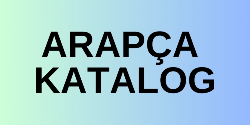 Arapça Katalog