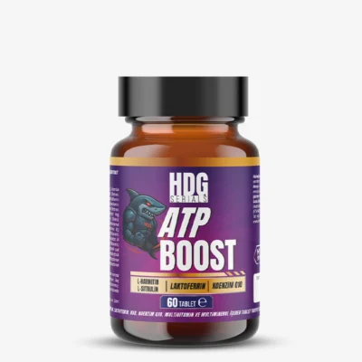 HDG Serials ATP Boost - L-Karnitin, Sitrülin, Laktoferrin, NAD, Koenzim Q10, Multivitamin ve Multimineral İçeren Tablet Form Takviye Edici Gıda