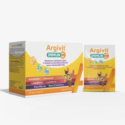 Argivit Иммун C Cаше - Пищевая добавка в форме саше, содержащая витамин C, цинк и селен