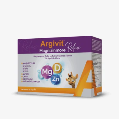 Argivit Magnizinmore Релакс - Пищевая добавка в форме саше, содержащая магний, цинк и экстракт шафрана