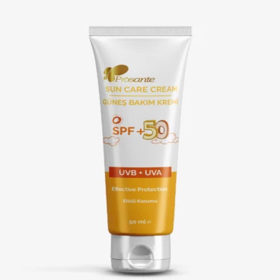 Prosante Güneş Bakım Kremi SPF +50 Çocuk - Çocukların hassas ciltleri için özel olarak geliştirilmiştir.